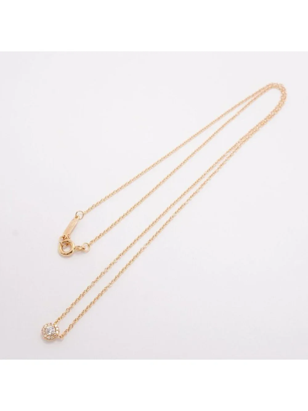 Tiffany & Co Necklace Soleste 18k Pink Gold Diamond